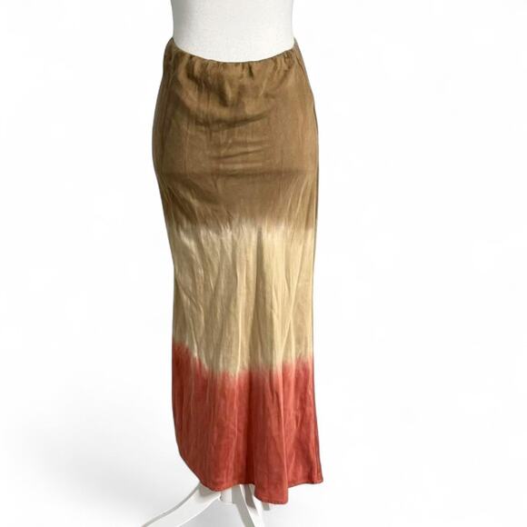 Anthropologie Dresses & Skirts - Cloth & Stone Anthropologie Maxi Skirt Women size XS Tie Dye earthy ombré design